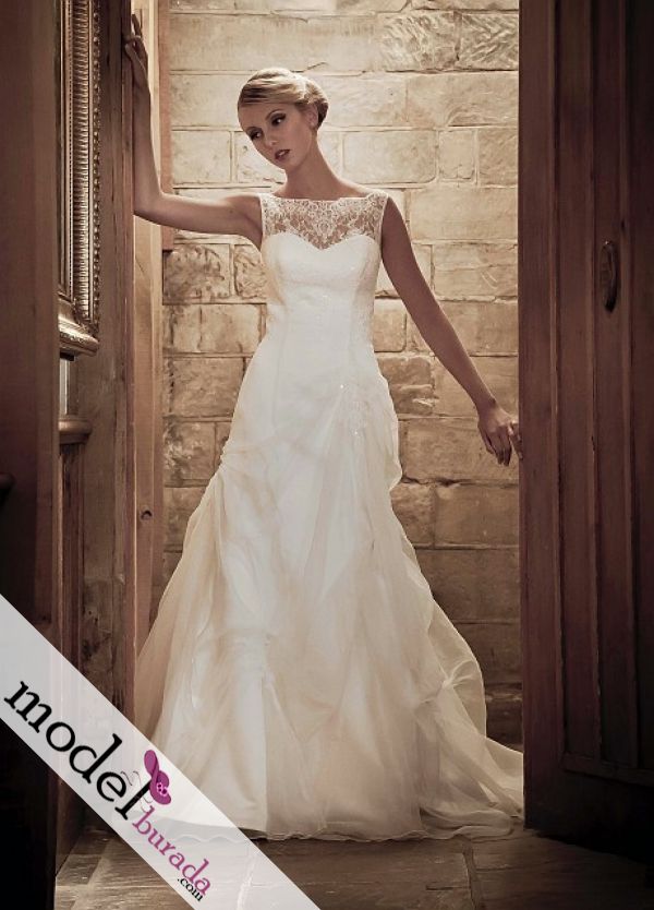 Dantelli Gelinlik Modelleri (17)