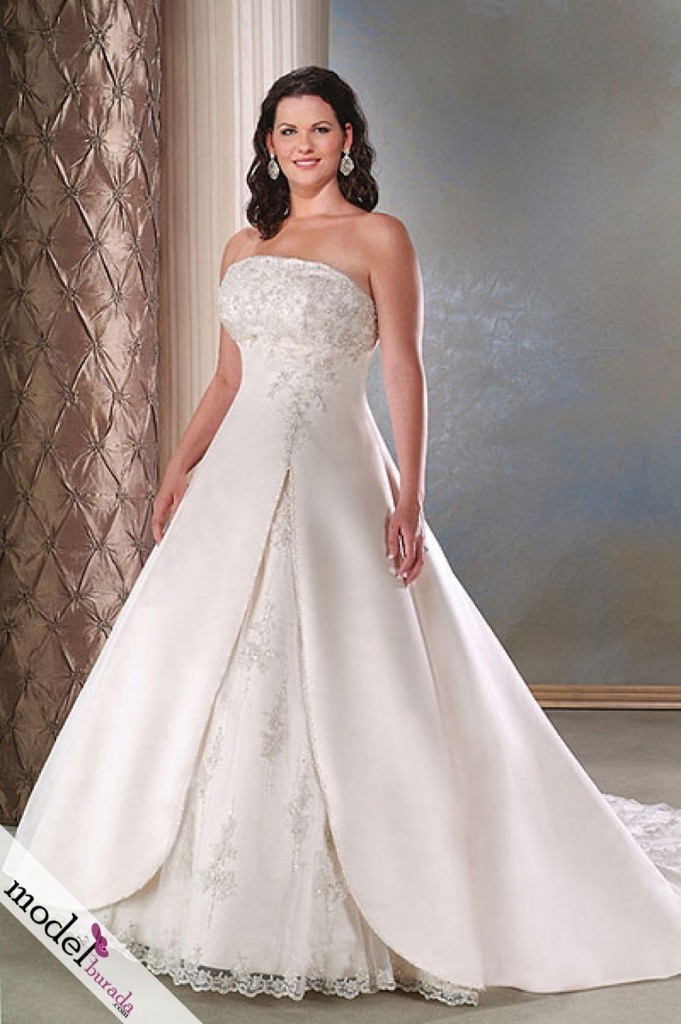 Büyük Beden Gelinlik Modelleri (60)