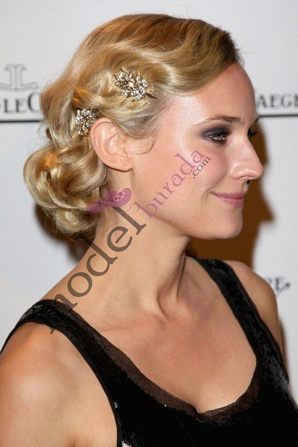 Aksesuarlı Saç Modelleri (22)