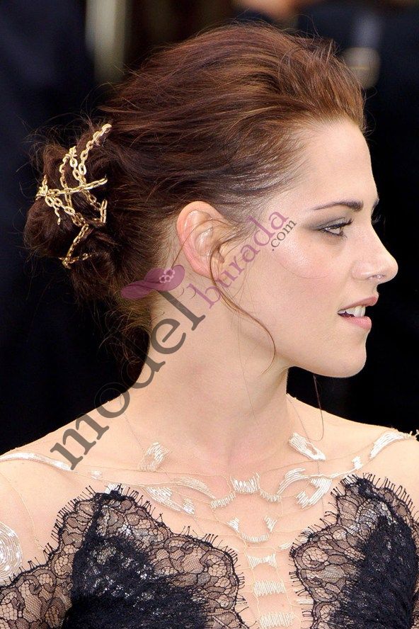 Aksesuarlı Saç Modelleri (34)